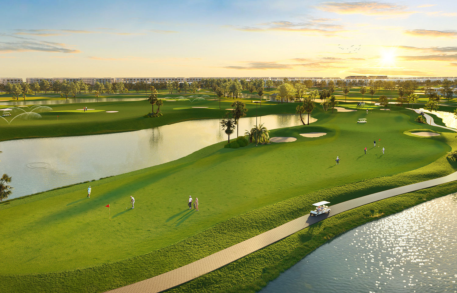 Sân Golf 36 hố 160ha đẳng cấp hàng đầu Đông Nam Á